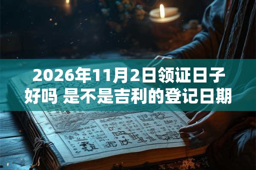 2026年11月2日领证日子好吗 是不是吉利的登记日期 2026年11月2日领证日子好吗 是不是吉利的登记日期