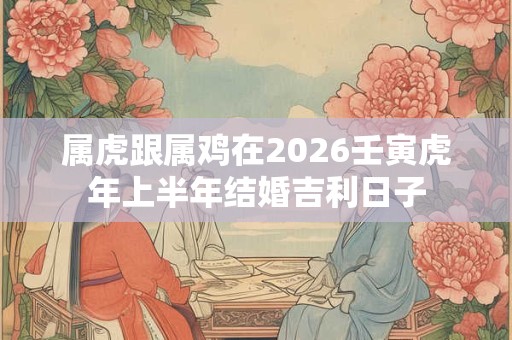 属虎跟属鸡在2026壬寅虎年上半年结婚吉利日子