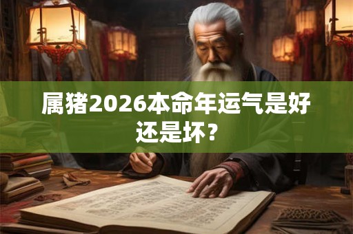 属猪2026本命年运气是好还是坏？