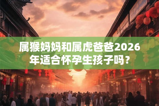 属猴妈妈和属虎爸爸2026年适合怀孕生孩子吗？
