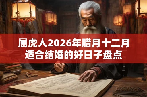 属虎人2026年腊月十二月适合结婚的好日子盘点