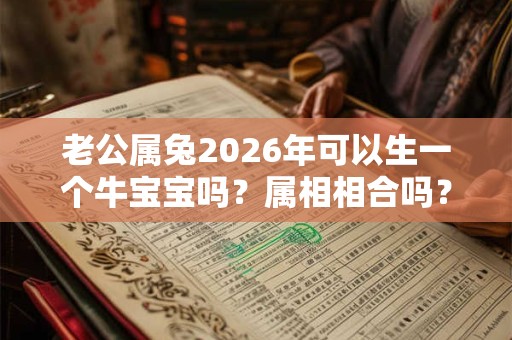 老公属兔2026年可以生一个牛宝宝吗？属相相合吗？