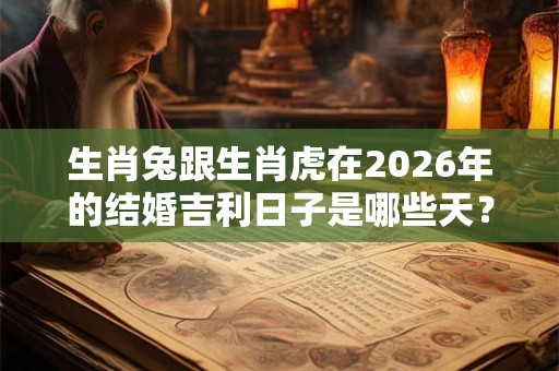 生肖兔跟生肖虎在2026年的结婚吉利日子是哪些天？