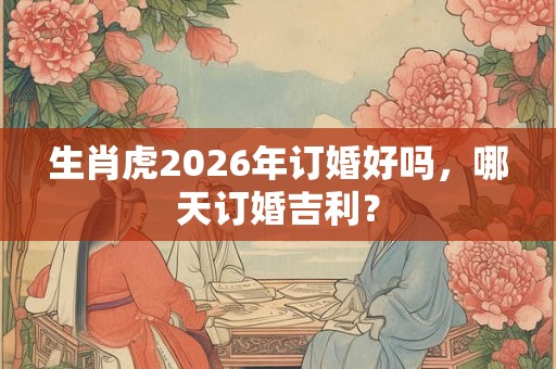 生肖虎2026年订婚好吗，哪天订婚吉利？