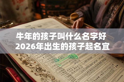 牛年的孩子叫什么名字好 2026年出生的孩子起名宜用字