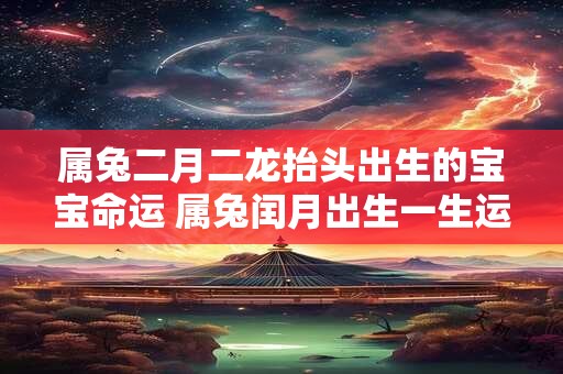 属兔二月二龙抬头出生的宝宝命运 属兔闰月出生一生运势