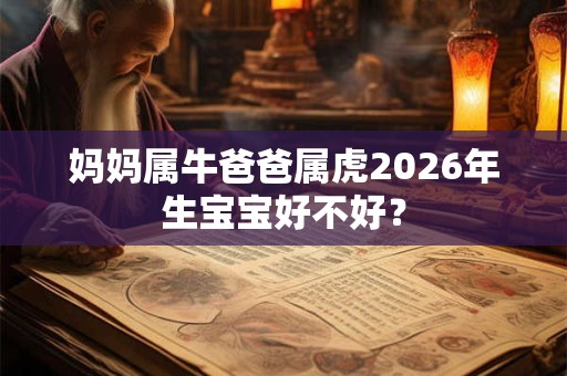 妈妈属牛爸爸属虎2026年生宝宝好不好？