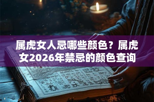 属虎女人忌哪些颜色？属虎女2026年禁忌的颜色查询