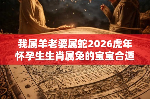 我属羊老婆属蛇2026虎年怀孕生生肖属兔的宝宝合适吗？