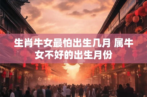 生肖牛女最怕出生几月 属牛女不好的出生月份