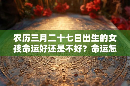 农历三月二十七日出生的女孩命运好还是不好？命运怎么样？