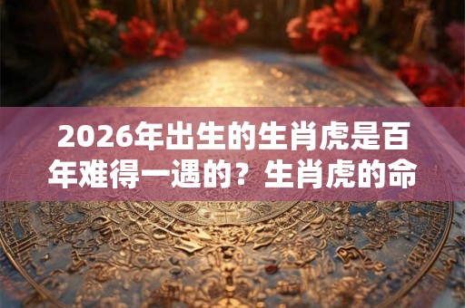 2026年出生的生肖虎是百年难得一遇的？生肖虎的命理介绍