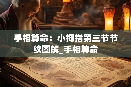手相算命：小拇指第三节节纹图解_手相算命