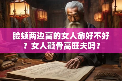 脸颊两边高的女人命好不好？女人颧骨高旺夫吗？
