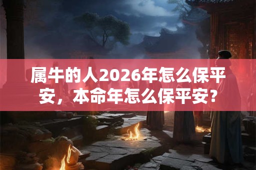 属牛的人2026年怎么保平安，本命年怎么保平安？