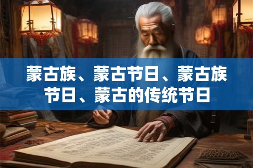 蒙古族、蒙古节日、蒙古族节日、蒙古的传统节日