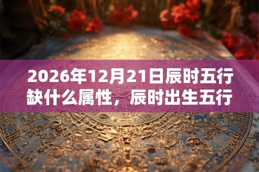 2026年12月21日辰时五行缺什么属性，辰时出生五行缺什么