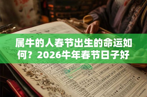 属牛的人春节出生的命运如何？2026牛年春节日子好吗？