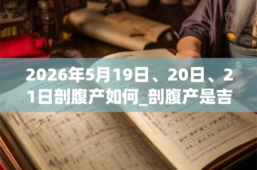 2026年5月19日、20日、21日剖腹产如何_剖腹产是吉日吗