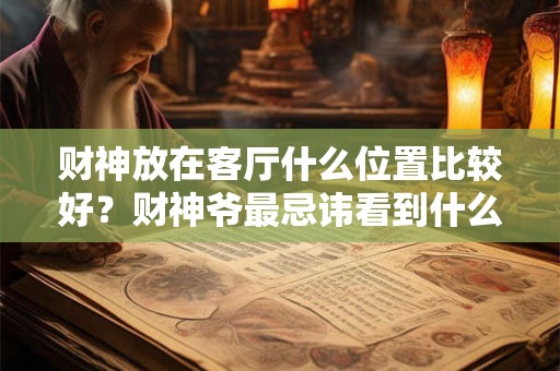 财神放在客厅什么位置比较好？财神爷最忌讳看到什么？