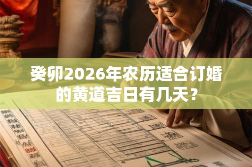 癸卯2026年农历适合订婚的黄道吉日有几天？