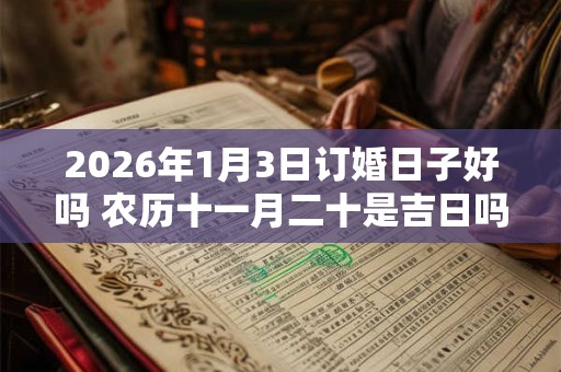 2026年1月3日订婚日子好吗 农历十一月二十是吉日吗