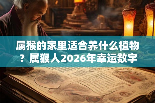 属猴的家里适合养什么植物？属猴人2026年幸运数字