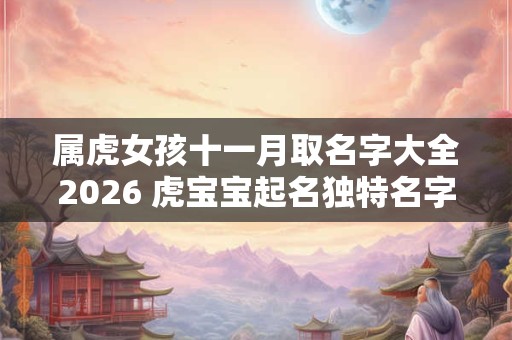 属虎女孩十一月取名字大全2026 虎宝宝起名独特名字