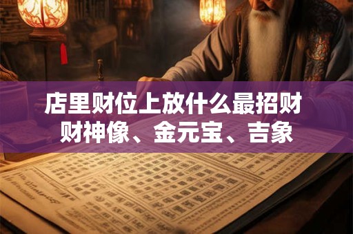 店里财位上放什么最招财 财神像、金元宝、吉象 店里财位上放什么最招财 财神像、金元宝、吉象