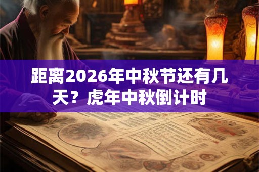 距离2026年中秋节还有几天？虎年中秋倒计时