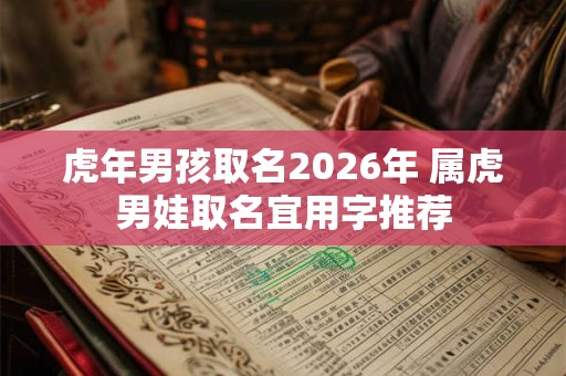 虎年男孩取名2026年 属虎男娃取名宜用字推荐