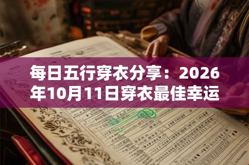 每日五行穿衣分享：2026年10月11日穿衣最佳幸运色