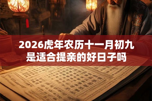 2026虎年农历十一月初九是适合提亲的好日子吗