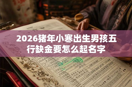 2026猪年小寒出生男孩五行缺金要怎么起名字