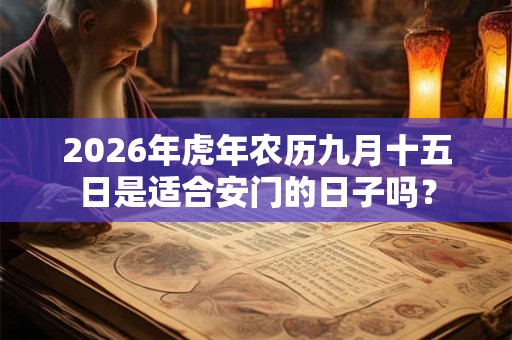 2026年虎年农历九月十五日是适合安门的日子吗？