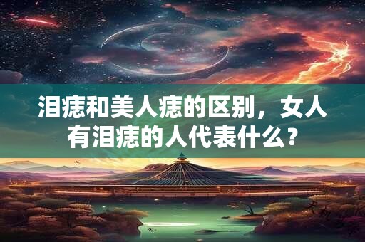 泪痣和美人痣的区别，女人有泪痣的人代表什么？