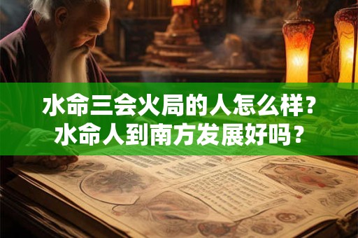 水命三会火局的人怎么样？水命人到南方发展好吗？