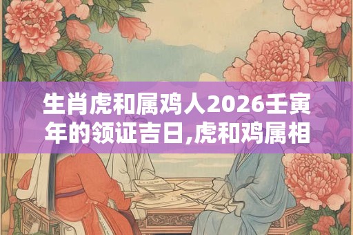 生肖虎和属鸡人2026壬寅年的领证吉日,虎和鸡属相相冲吗