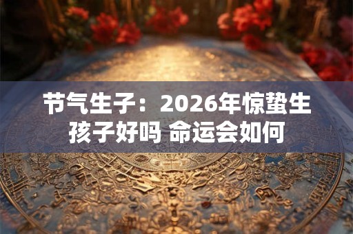 节气生子：2026年惊蛰生孩子好吗 命运会如何