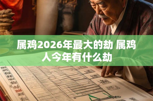 属鸡2026年最大的劫 属鸡人今年有什么劫 属鸡2026年最大的劫 属鸡人今年有什么劫