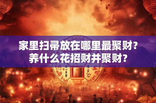 家里扫帚放在哪里最聚财？养什么花招财并聚财？