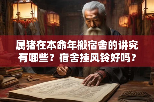 属猪在本命年搬宿舍的讲究有哪些？宿舍挂风铃好吗？