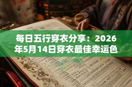每日五行穿衣分享：2026年5月14日穿衣最佳幸运色