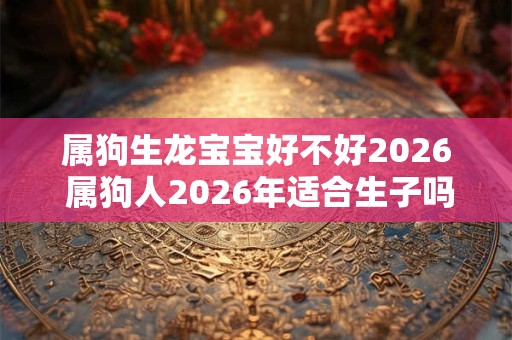 属狗生龙宝宝好不好2026 属狗人2026年适合生子吗