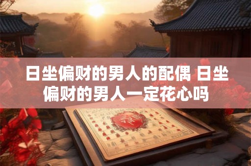 日坐偏财的男人的配偶 日坐偏财的男人一定花心吗