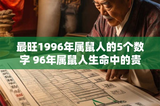 最旺1996年属鼠人的5个数字 96年属鼠人生命中的贵人