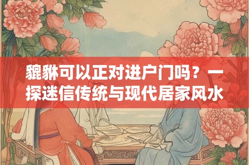 貔貅可以正对进户门吗？一探迷信传统与现代居家风水方案