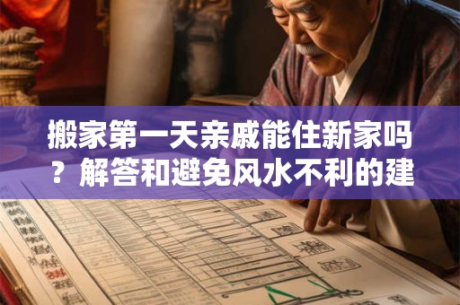 搬家第一天亲戚能住新家吗?解答和避免风水不利的建议 搬家第一天亲戚能住新家吗?解答和避免风水不利的建议