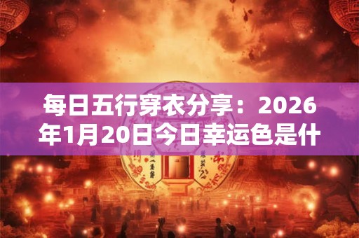 每日五行穿衣分享：2026年1月20日今日幸运色是什么