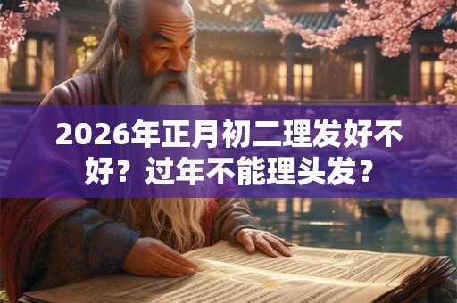 2026年正月初二理发好不好?过年不能理头发? 2026年正月初二理发好不好?过年不能理头发?